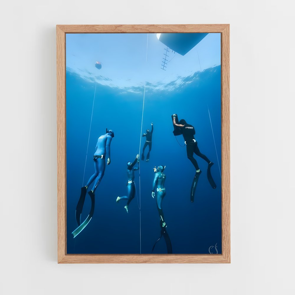 Poster Plongée Collective – affiche Plongée en apnée (vue 4)